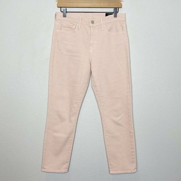 Vince Skinny Crop Pink Tulip Jeans Size 26 - Picture 1 of 8